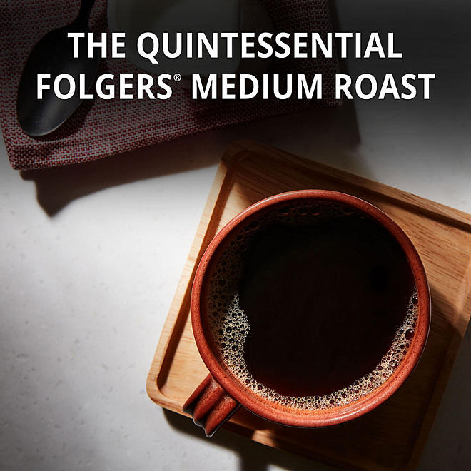 Folgers Classic Roast gemahlener Kaffee, 43 oz