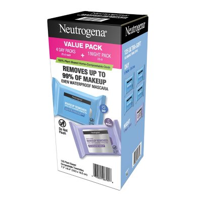 Neutrogena Make-up-Entferner Reinigungstücher und Gesichtstücher, 132 Stk.