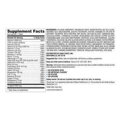 Member's Mark Men's Daily Multivitamin Nahrungsergänzungsmittel 275 Stk.