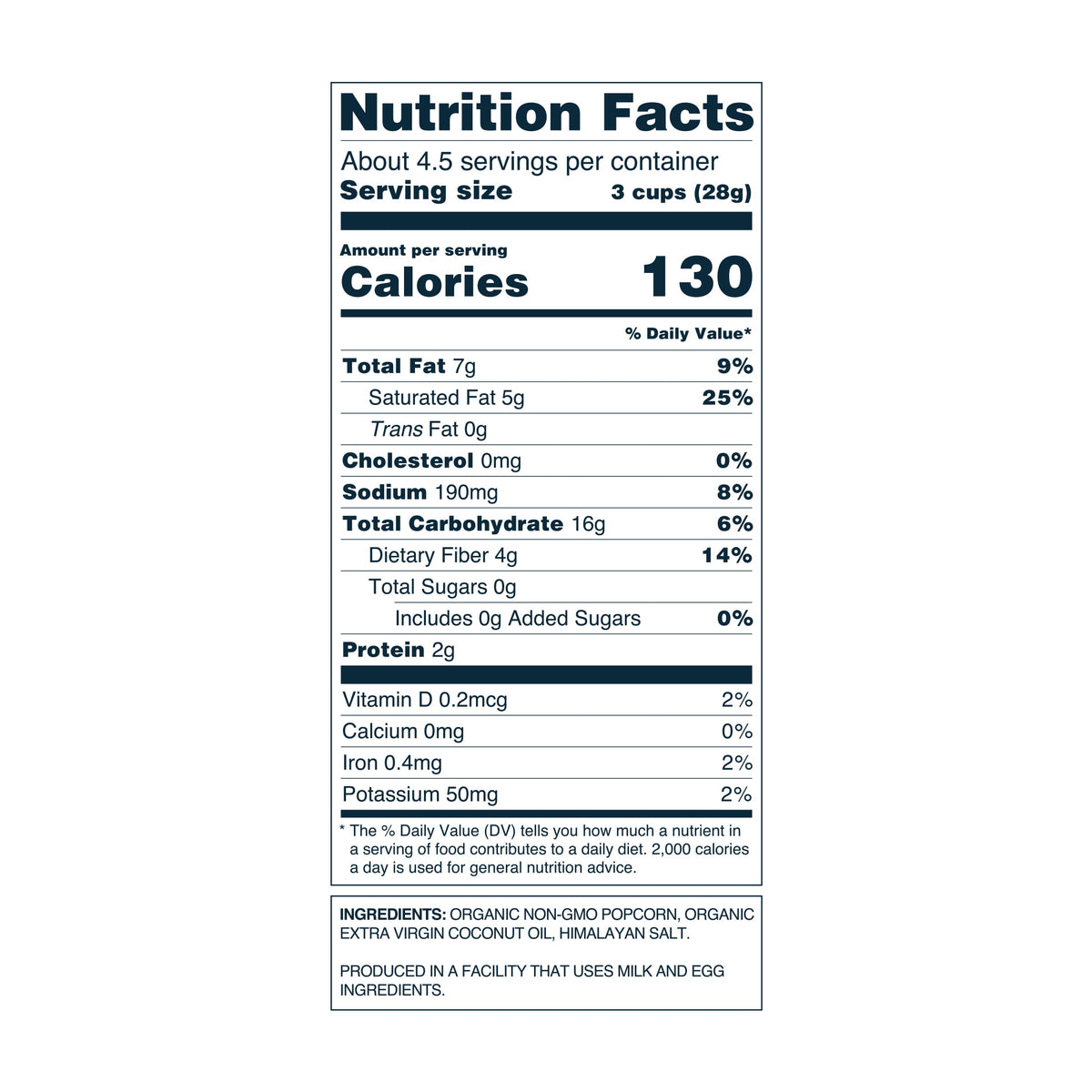LesserEvil Himalayan Pink Organic Popcorn, 4.6 oz