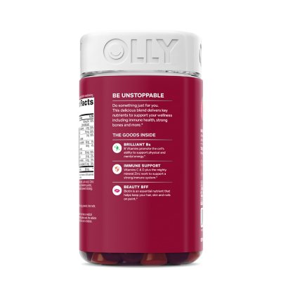 OLLY Women's Multi Vitamin Gummies mit Biotin, Blissful Berry, 200 Stk.