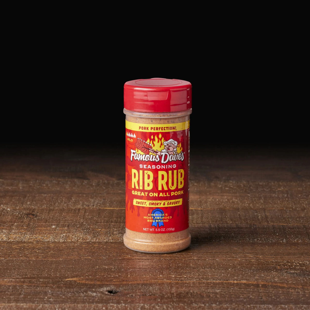 Famous Dave's Rib Rub Pork Seasoning, 5.5 oz