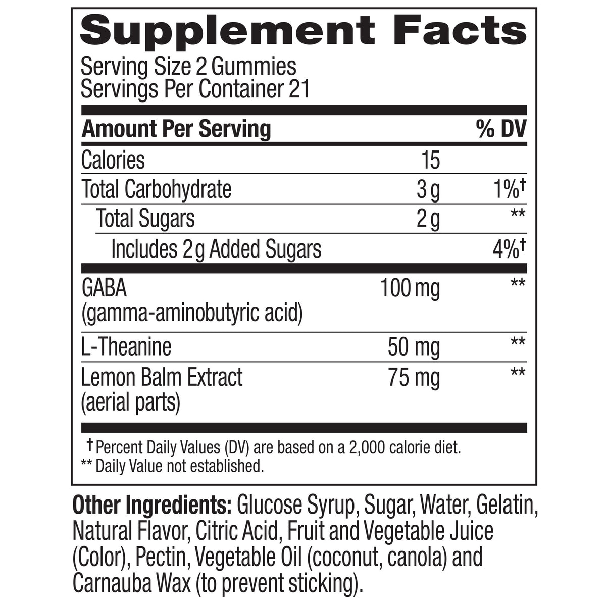 OLLY Goodbye Stress Gummy, Stress Support, GABA, L-Theanine, Lemon Balm, Chamomile, Berry, 42 Count
