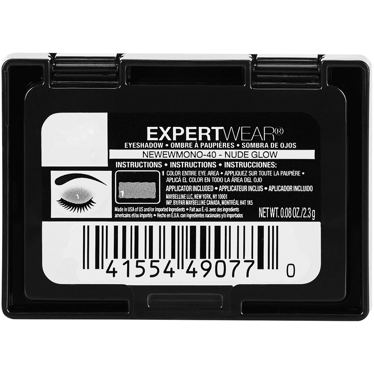 Maybelline Expert Wear Eyeshadow Makeup, Nude Glow