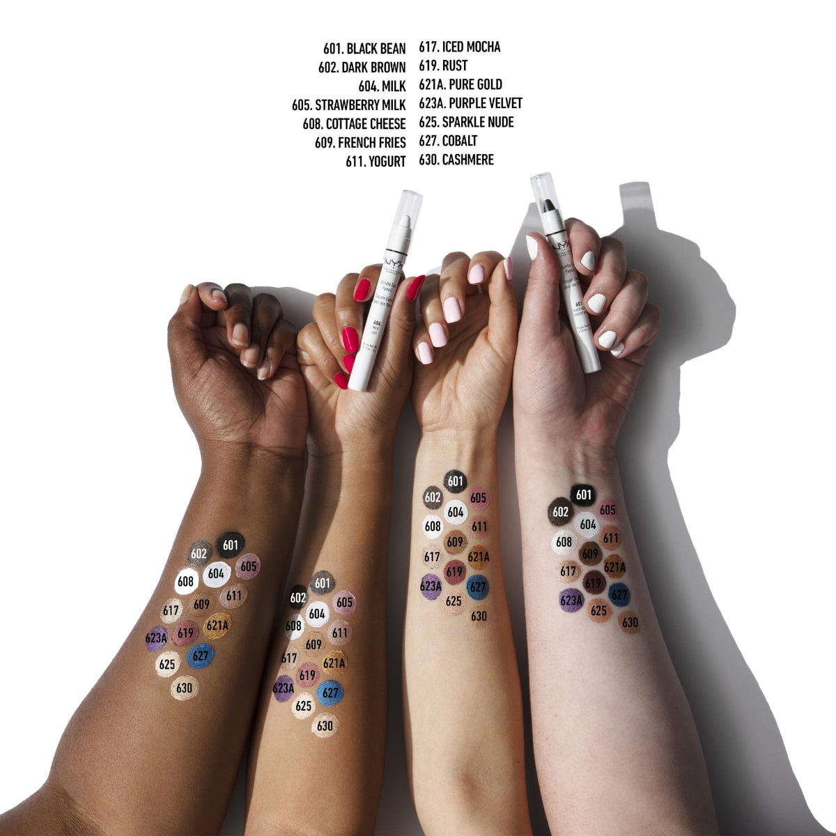 NYX Professional Makeup Jumbo All-in-One Eye Shadow and Eye Pencil Makeup, Milk