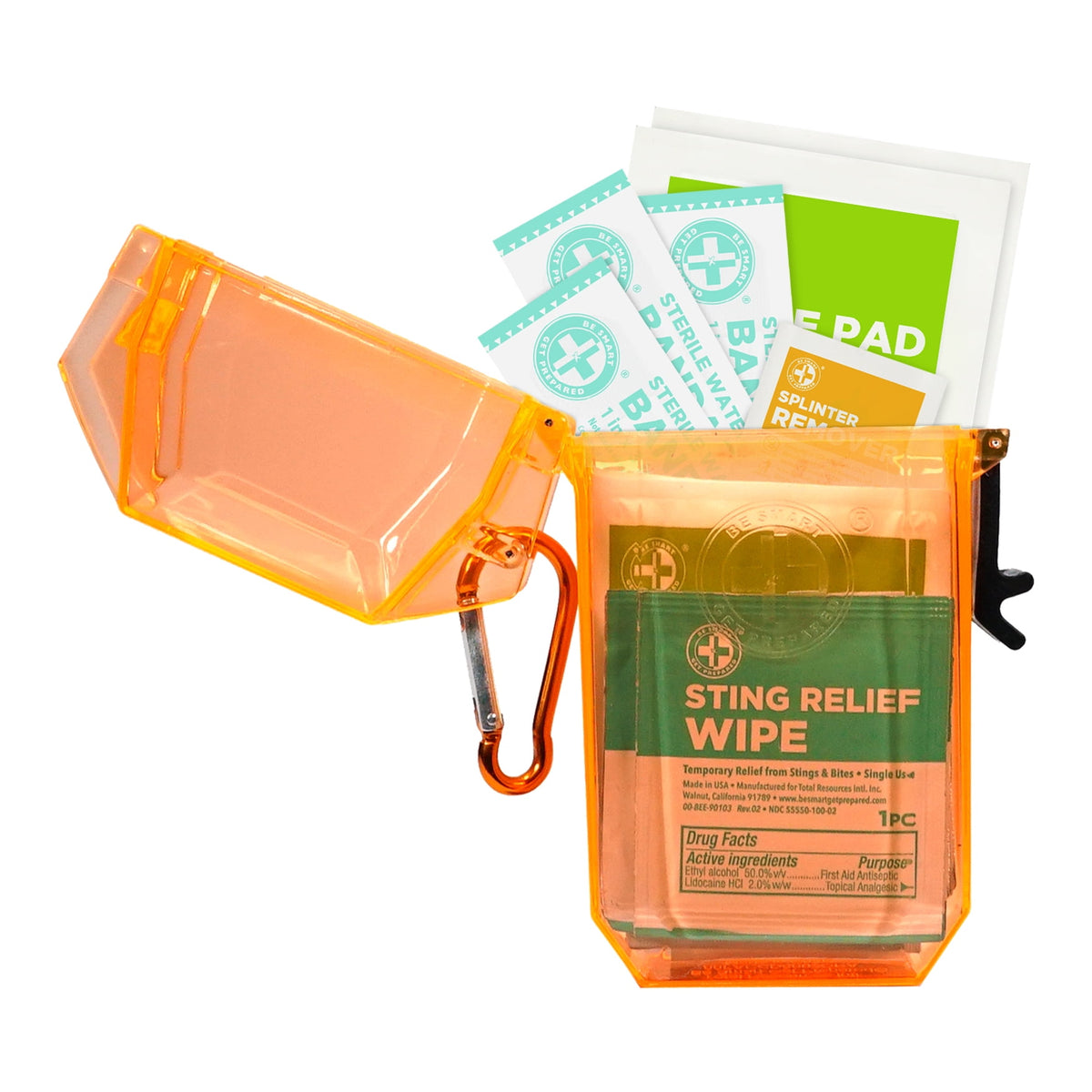 Be Smart Get Prepared Outdoor First Aid - No Spoof, Waterproof, 30 Piece