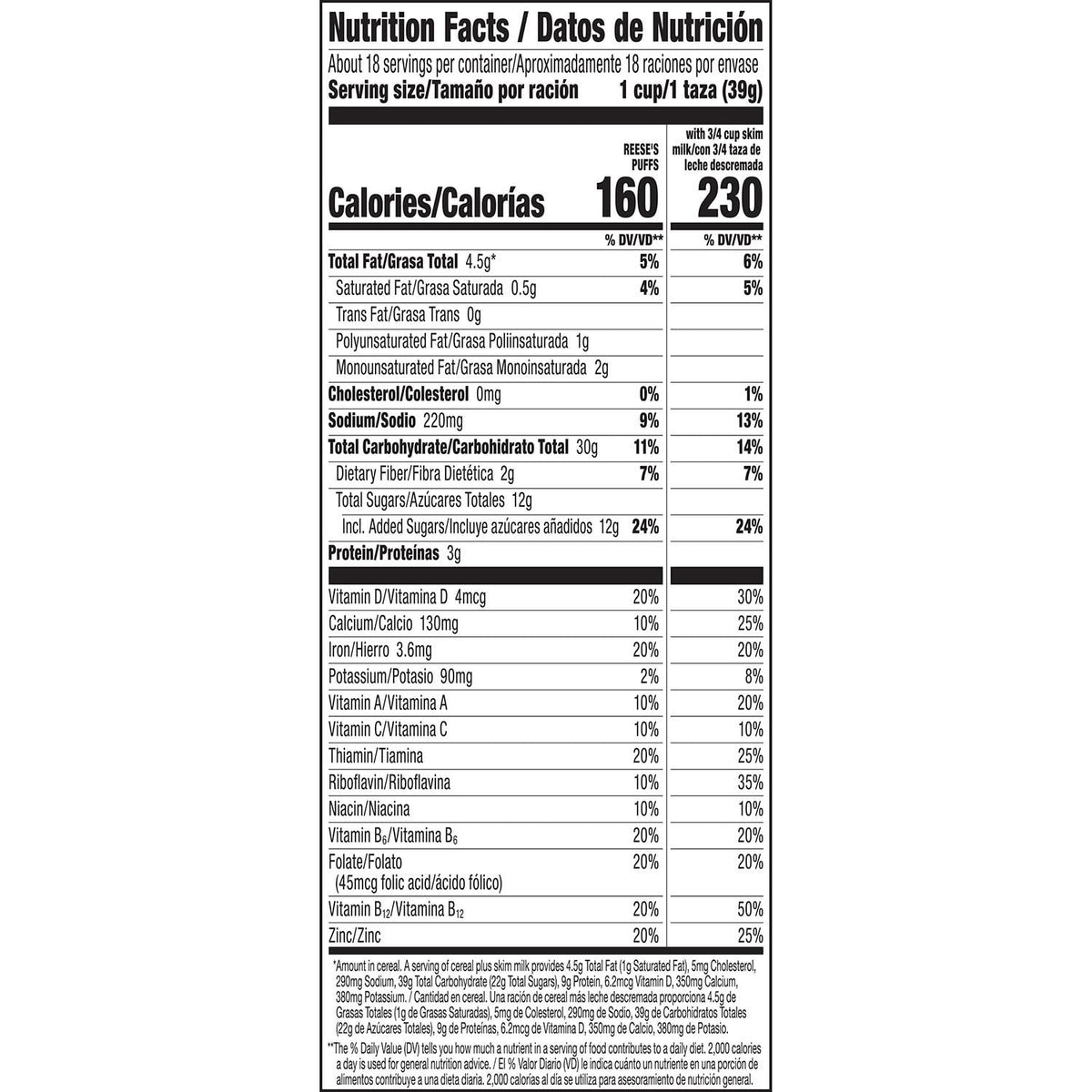 Reese's Puffs Frühstückscerealien, 2 Packungen à 51.4 oz