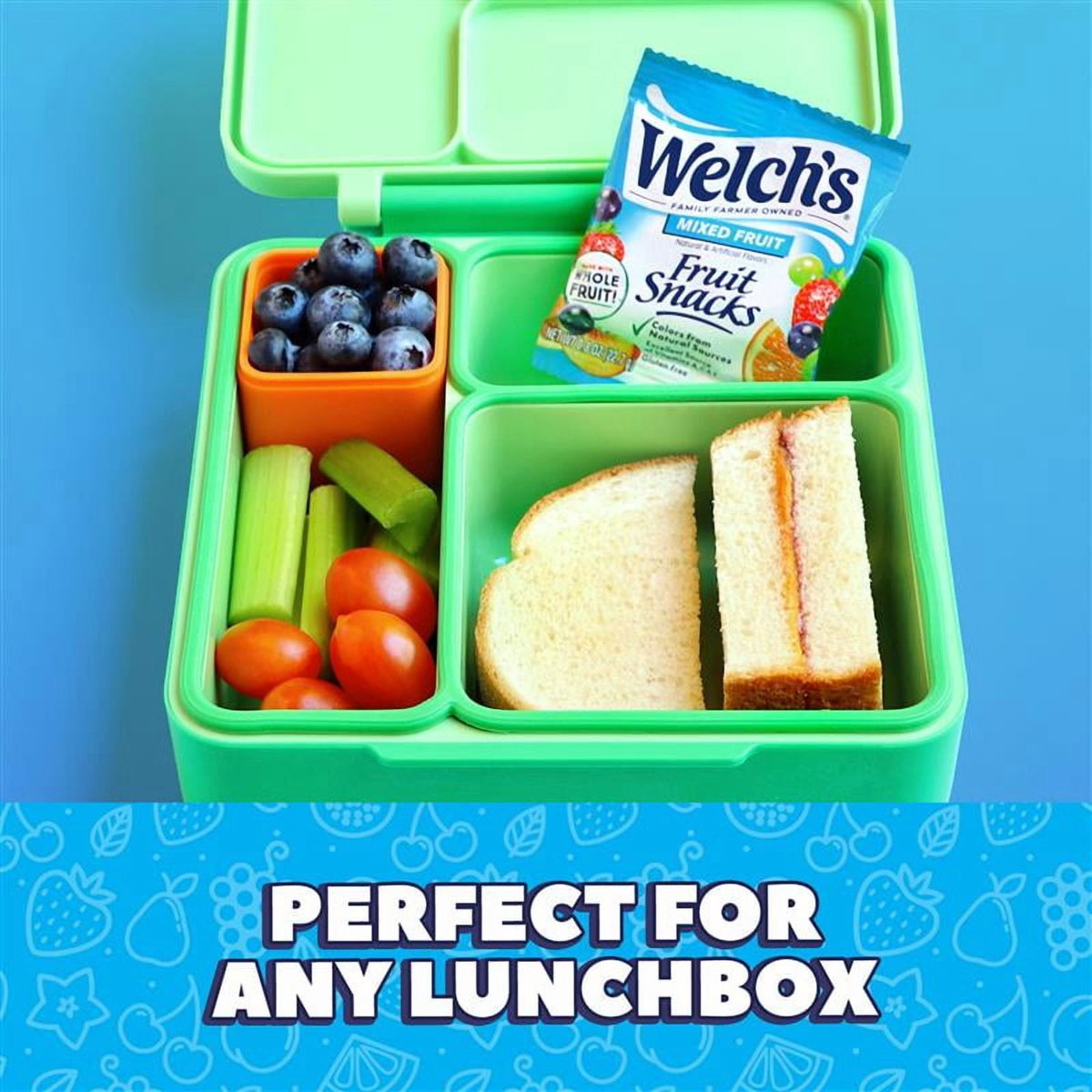 Welch's Fruit Snacks, Mixed Fruit, Soft Gluten Free Kids Snacks, 0.8 oz, 40 Count