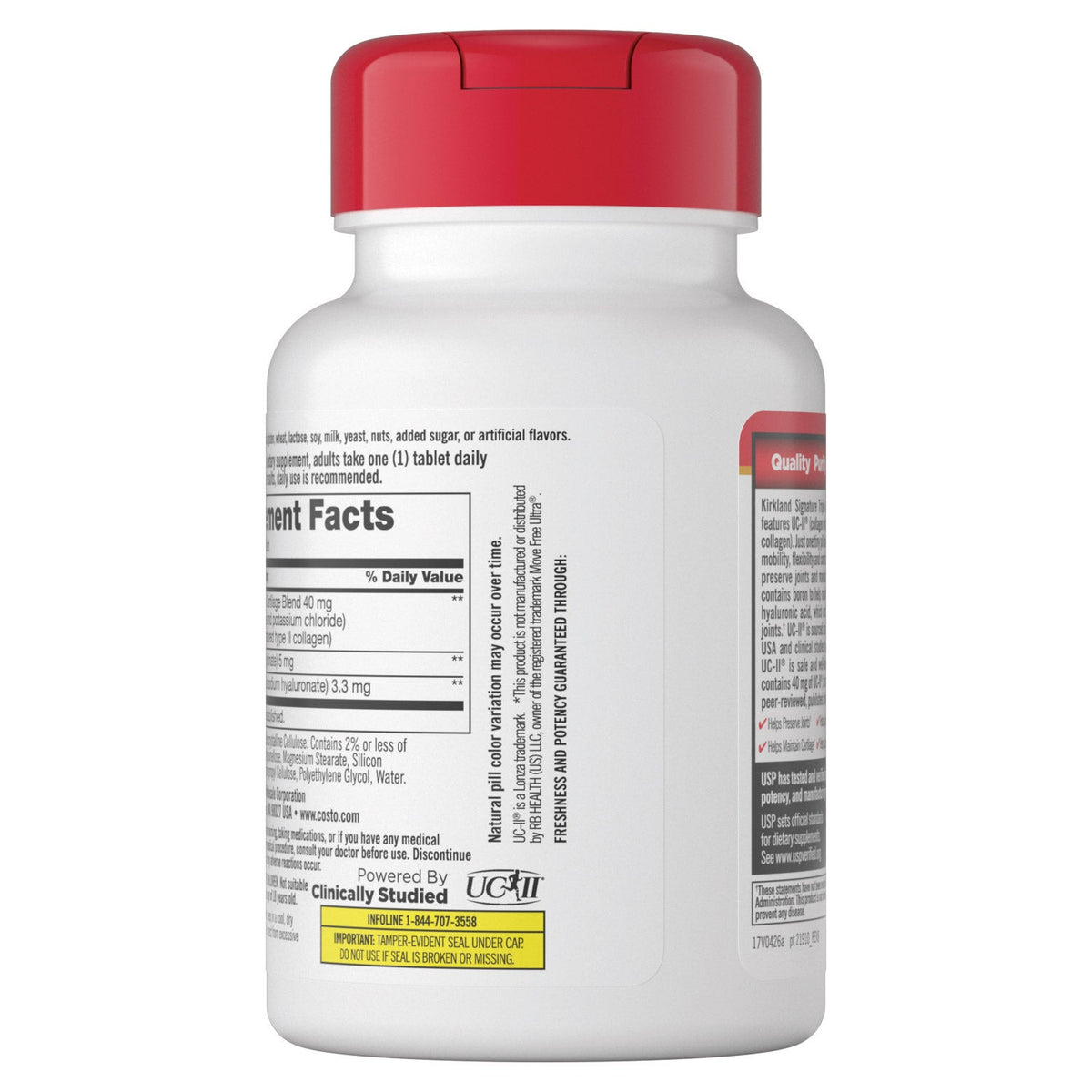 Kirkland Signature Triple Action Gelenktabletten, überzogen, 110 Stk.