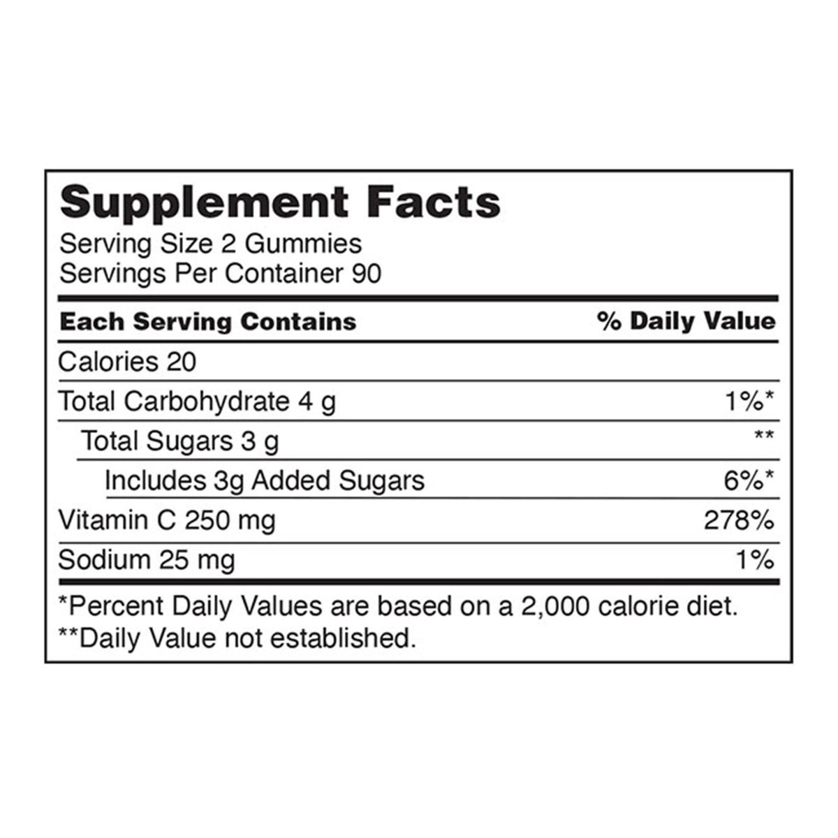 Kirkland Signature Vitamin C Gummies für Erwachsene, 360 Stk.
