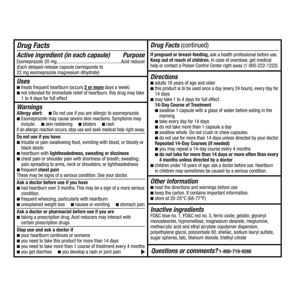 Kirkland Signature Esomeprazole, 42 ea