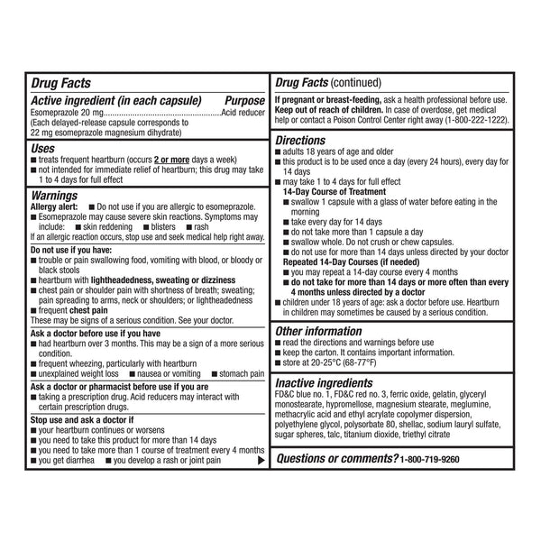 Kirkland Signature Esomeprazole, 42 ea