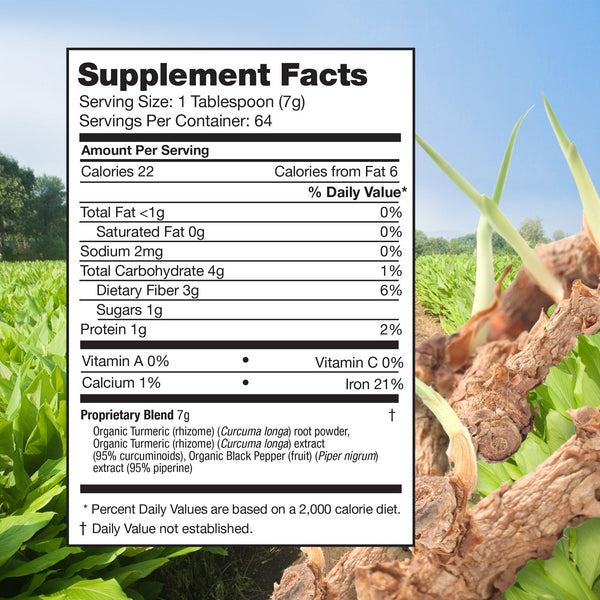 Feel Good USDA Organic Kurkuma-Pulver, 16 oz
