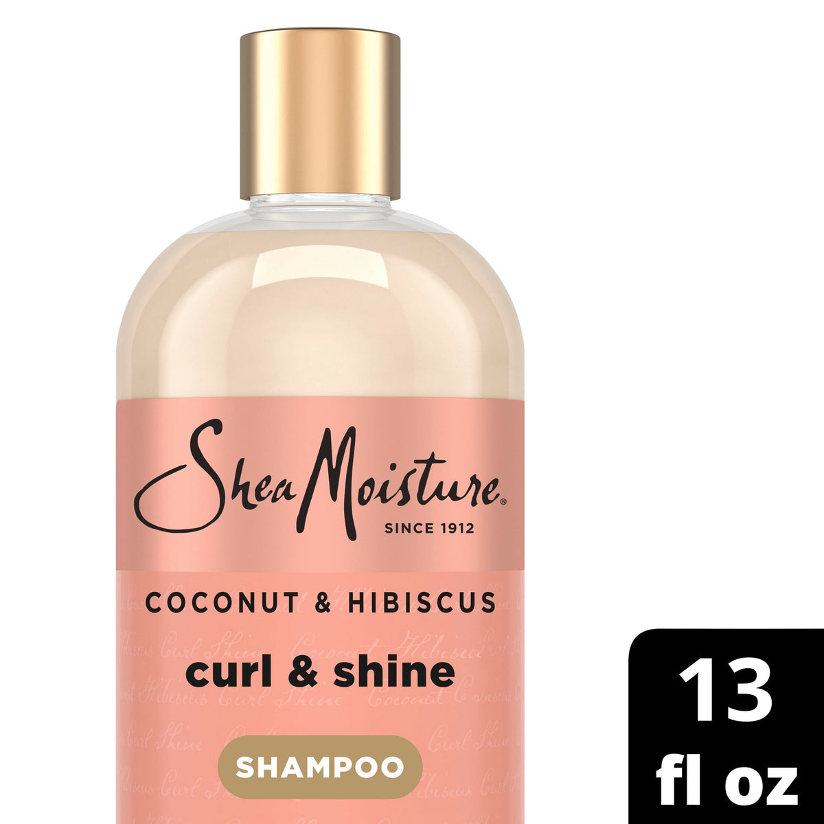 Shea Moisture Curly Hair Shampoo For Added Bounce, Definition & Dry Hair Cleansing, Coconut & Hibiscus With Silk Protein, Neem Oil And Coconut Oil