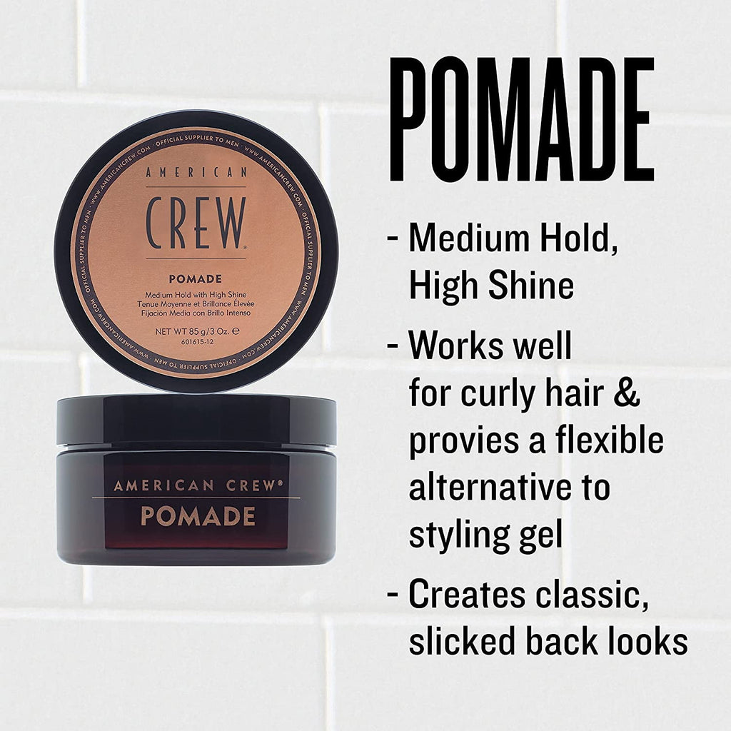 American Crew Pomade 3 Oz, With Medium Hold And High Shine
