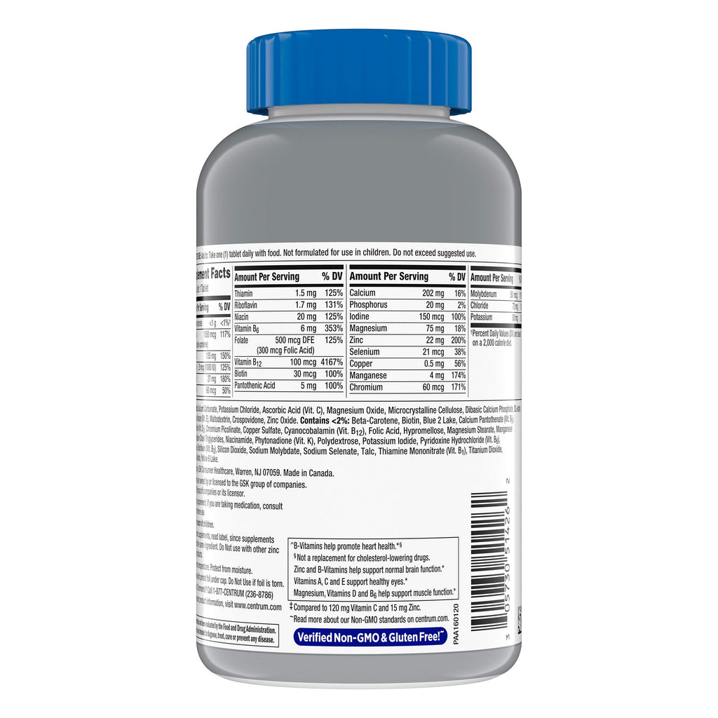 Centrum Silver Men 50+ Tablets, 275 ea