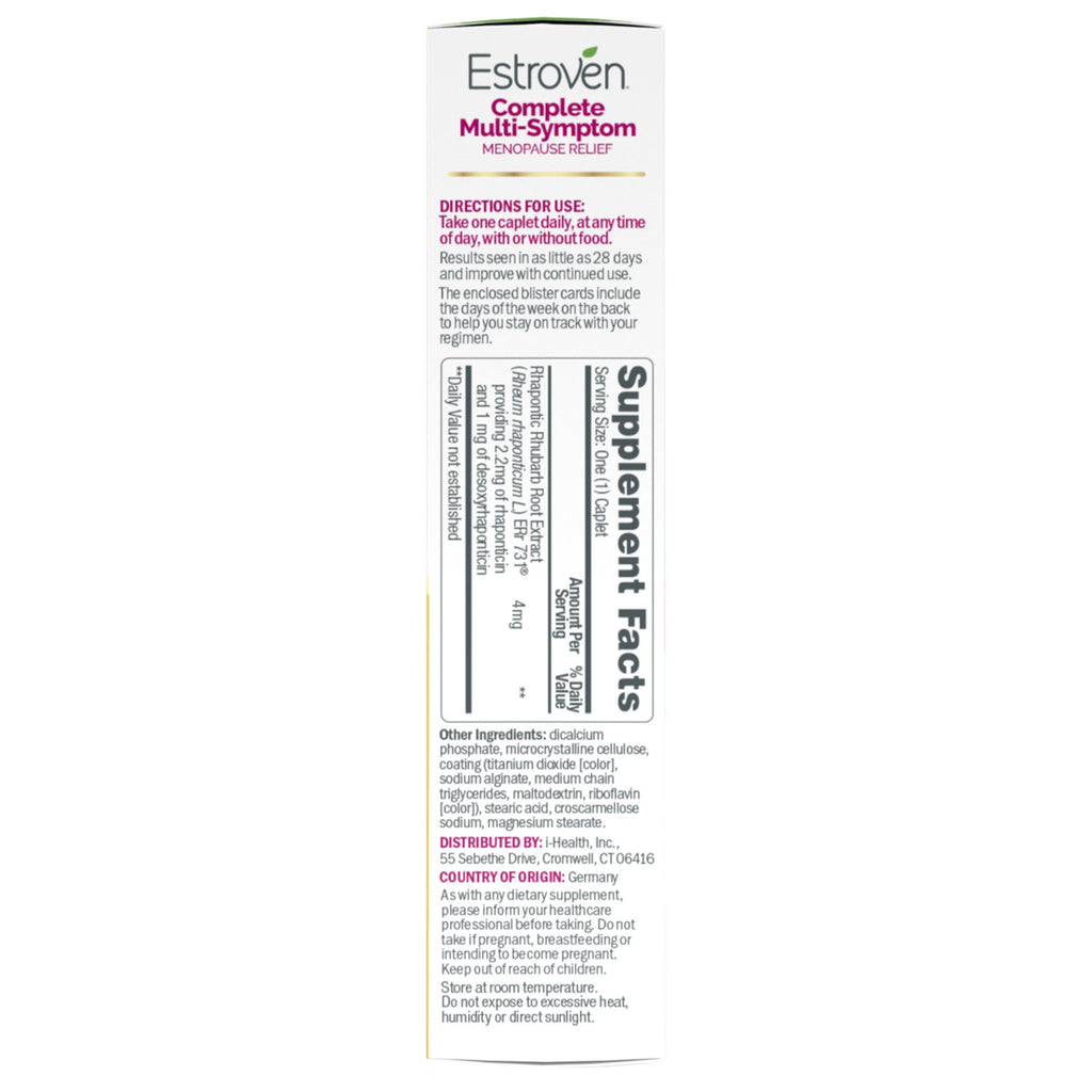 Estroven Complete Multi-Symptom Menopause Relief Filmtabletten, 84 Stk.