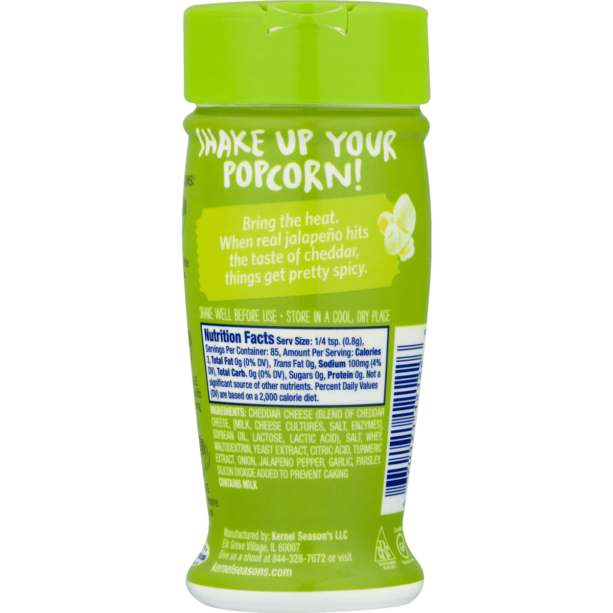 Kernel Season's Cheesy Jalapeno Popcorn Seasoning, 2.4 oz