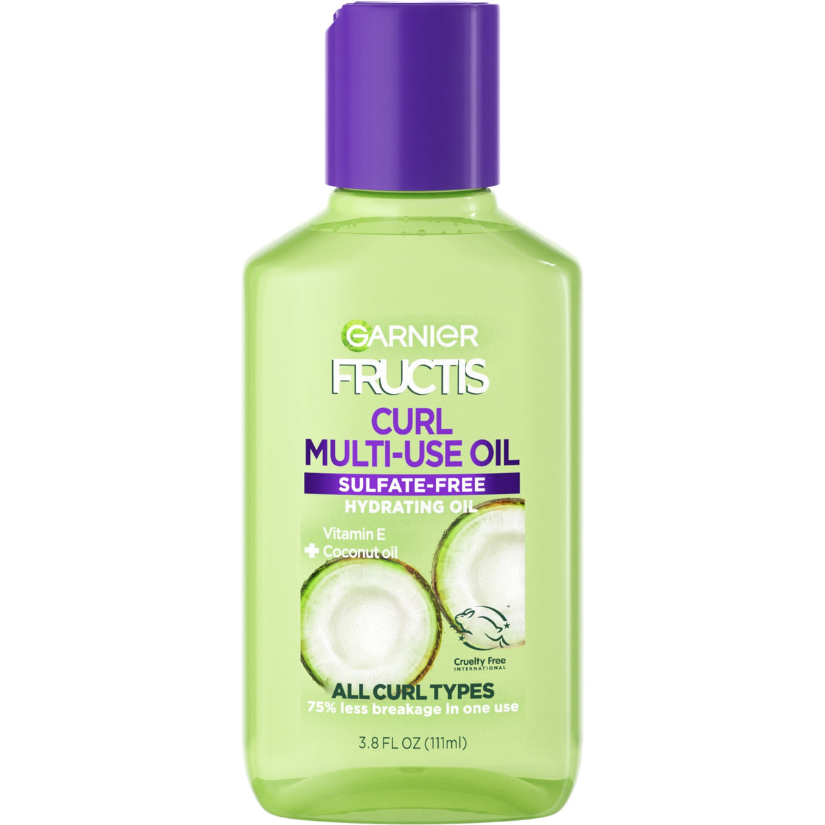Garnier Fructis Vitamin E and Coconut Hair Oil, 3.8 fl oz