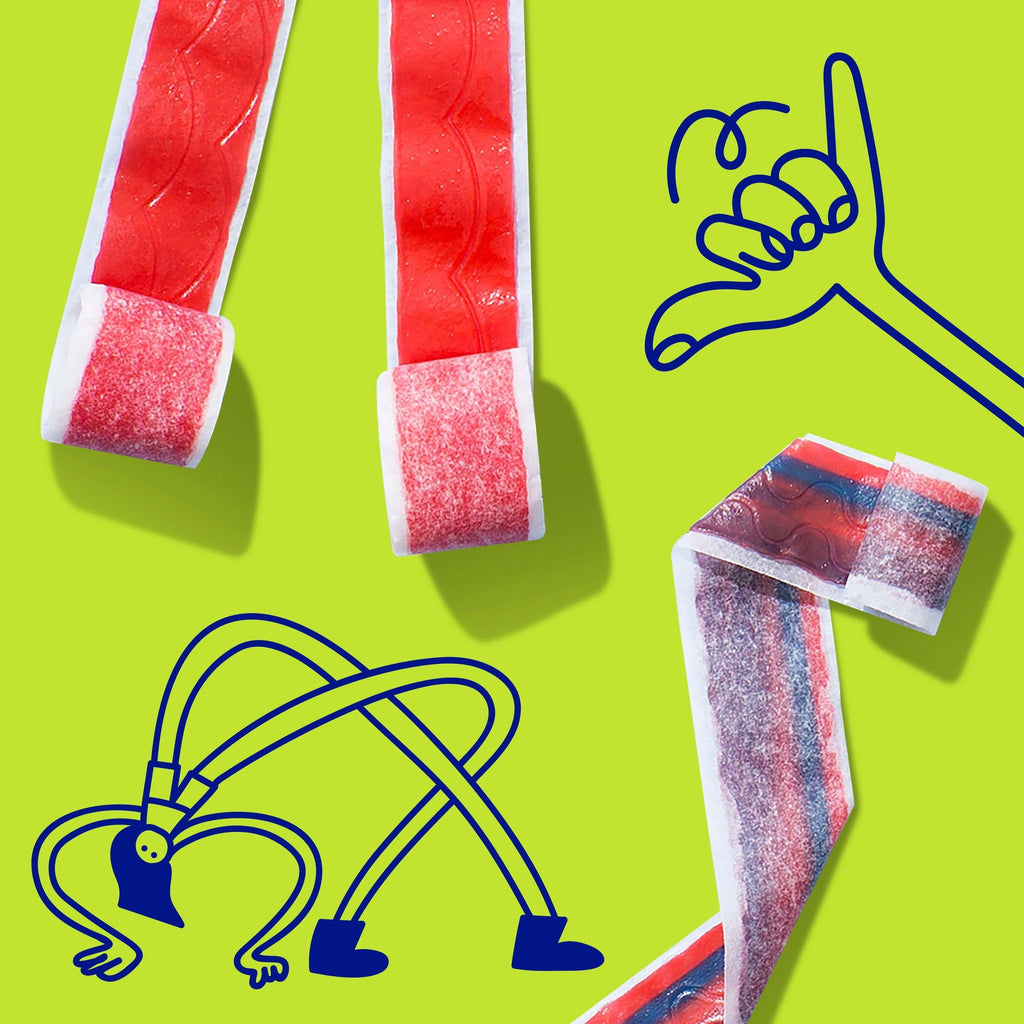 Fruit by the Foot Gluten Free Berry and Strawberry Fruit Flavored Snacks (12 Rolls)