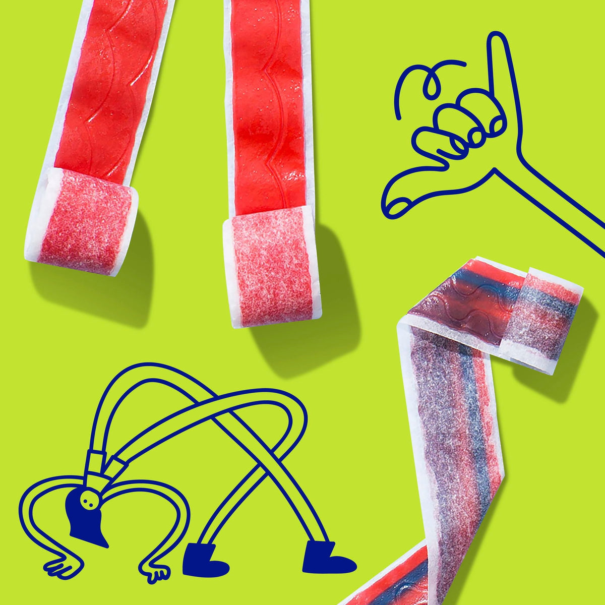 Fruit by the Foot Gluten Free Berry and Strawberry Fruit Flavored Snacks (12 Rolls)