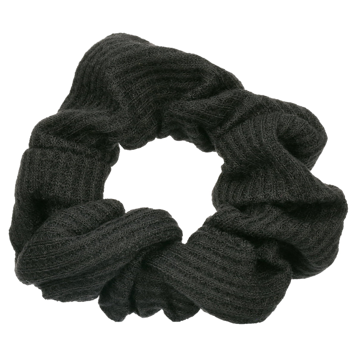 Goody Ouchless Black Gentle Hair Scrunchies, 8 Count