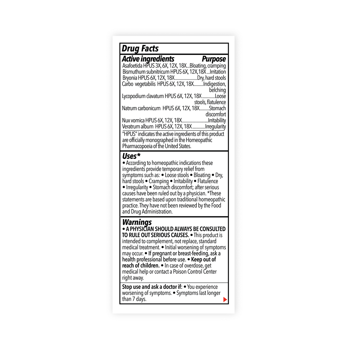 The Relief Products® Natural Relief Irritable Bowel Syndrome Tablets, 70 Count