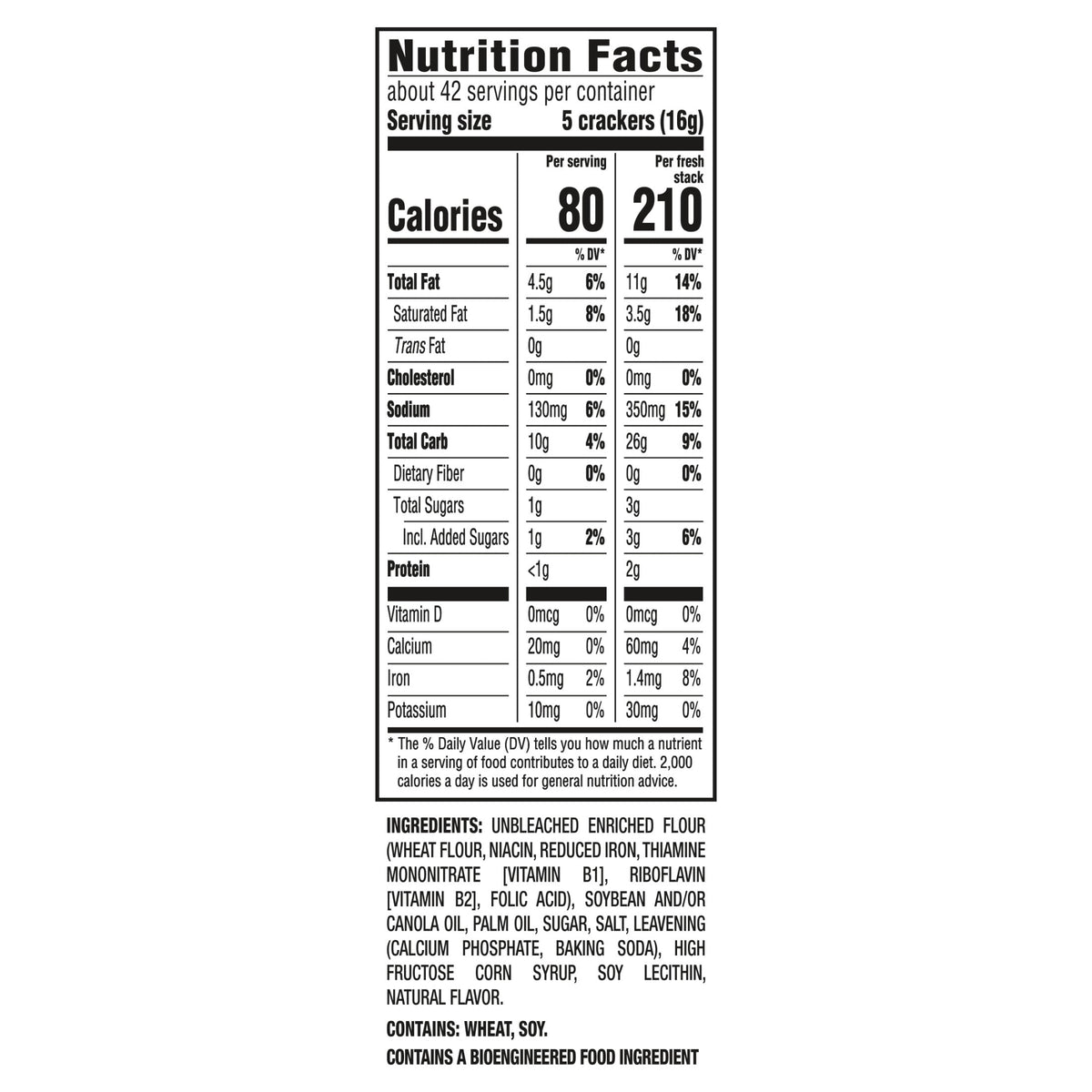 RITZ Fresh Stacks Original Crackers, Party Size, Travel Snacks, 23.7 oz (16 Multi Snack Packs)