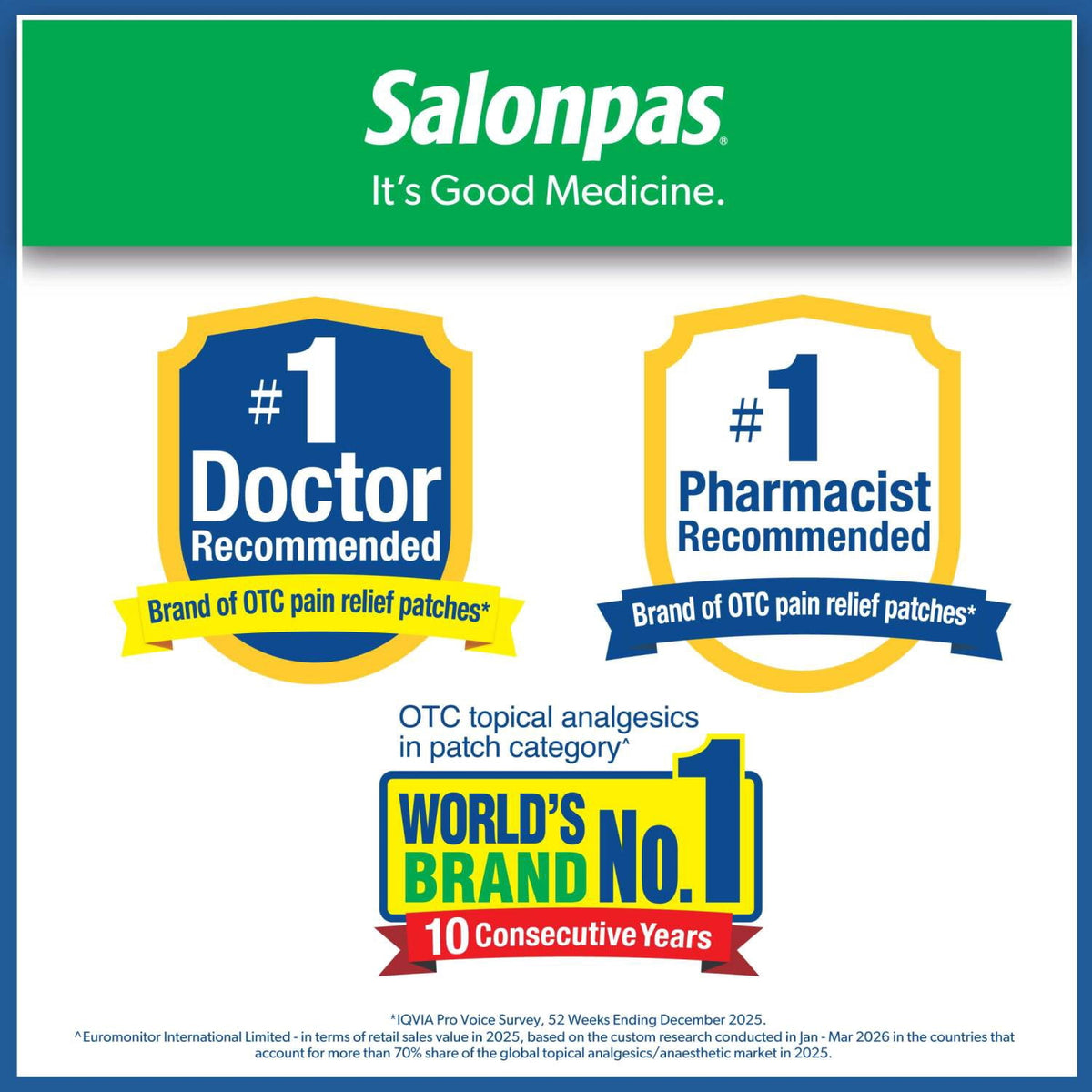 Salonpas Pain Relieving Patch, 60 Count (Pack of 1)