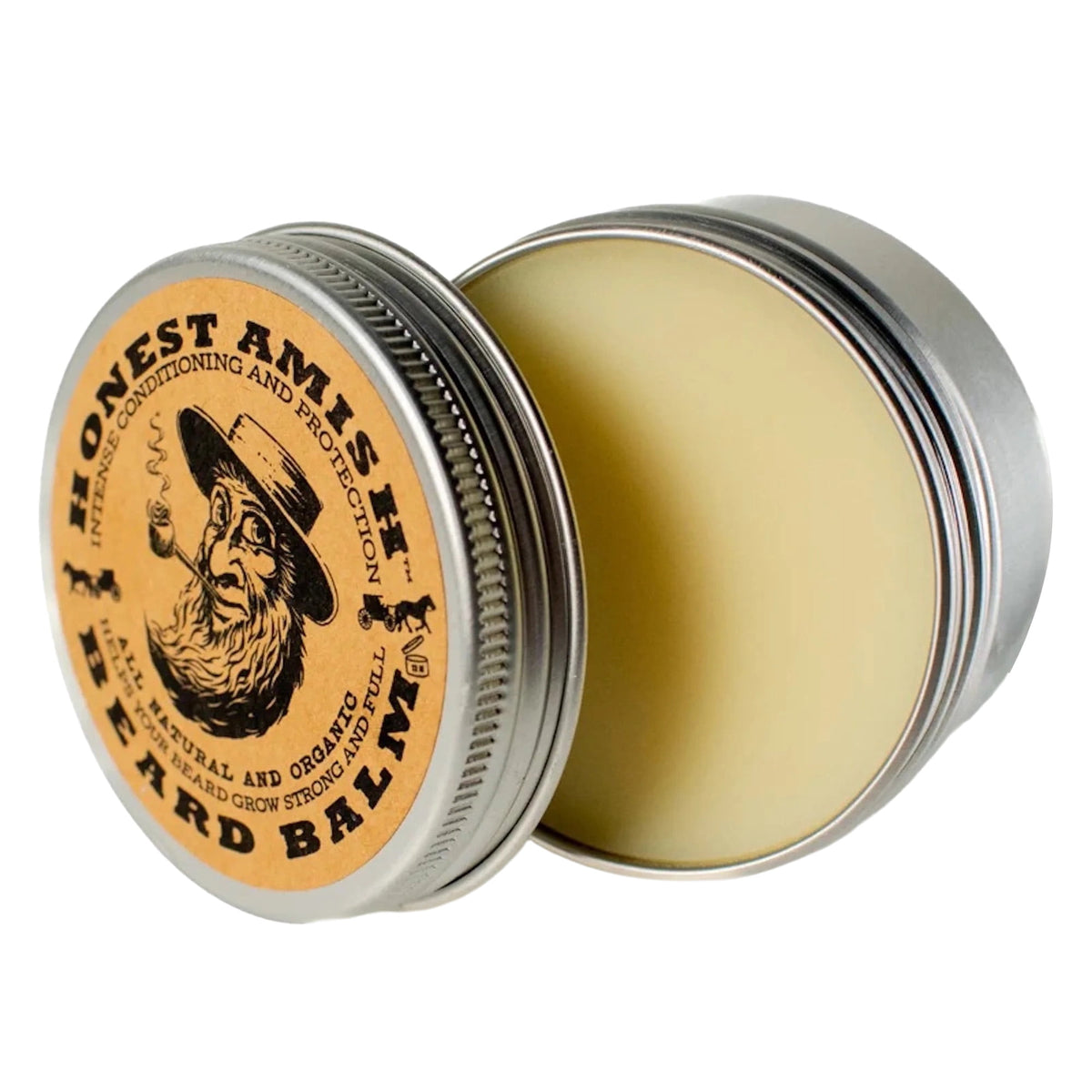 Honest Amish All Natural & Organic Beard Balm, 2 Oz