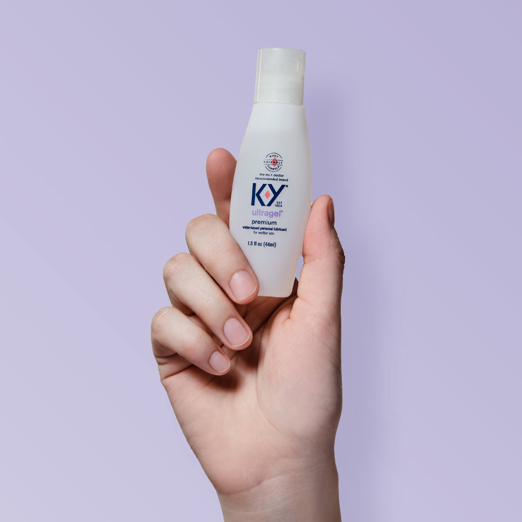 K-Y Ultragel Lube, Personal Water Based Lubricant For Sexual Wellness, Vaginal Moisturizer, 1.5 fl oz