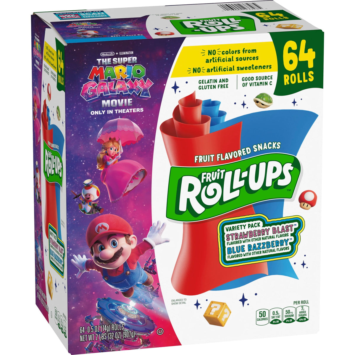 Fruit Roll-Ups Fruchtsnacks, Variety Pack, 64 Stk.