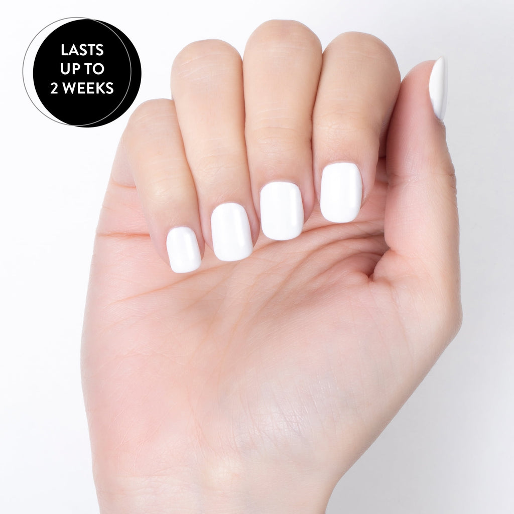 SensatioNail Gel Nail Polish (White), Enjoy Every Moment, 0.25 fl oz