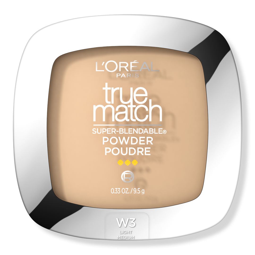 L'Oréal True Match Super-Blendable Powder, W3 Nude Beige, 0.33 oz