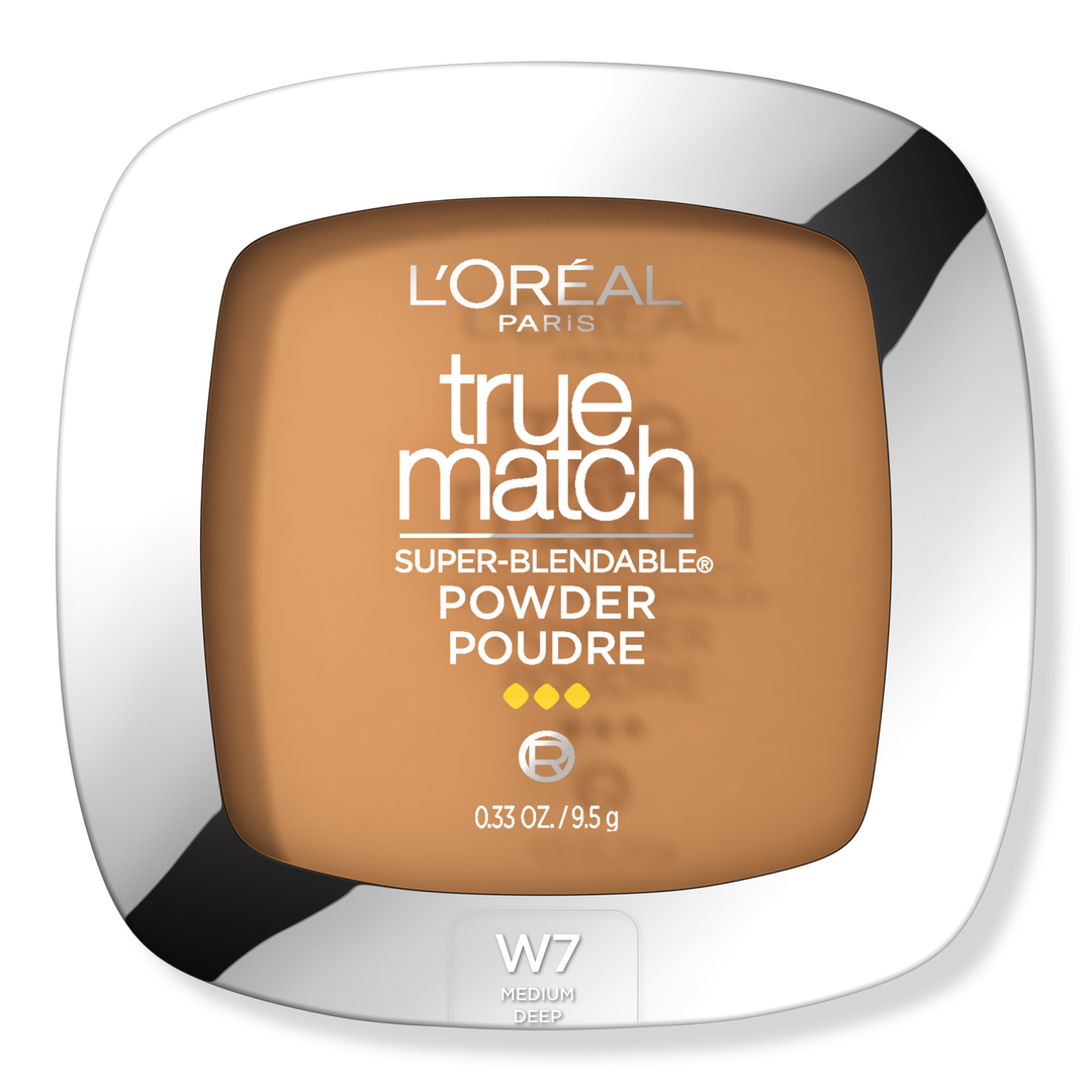 L'Oréal True Match Super-Blendable Powder, W7 Caramel Beige, 0.33 oz