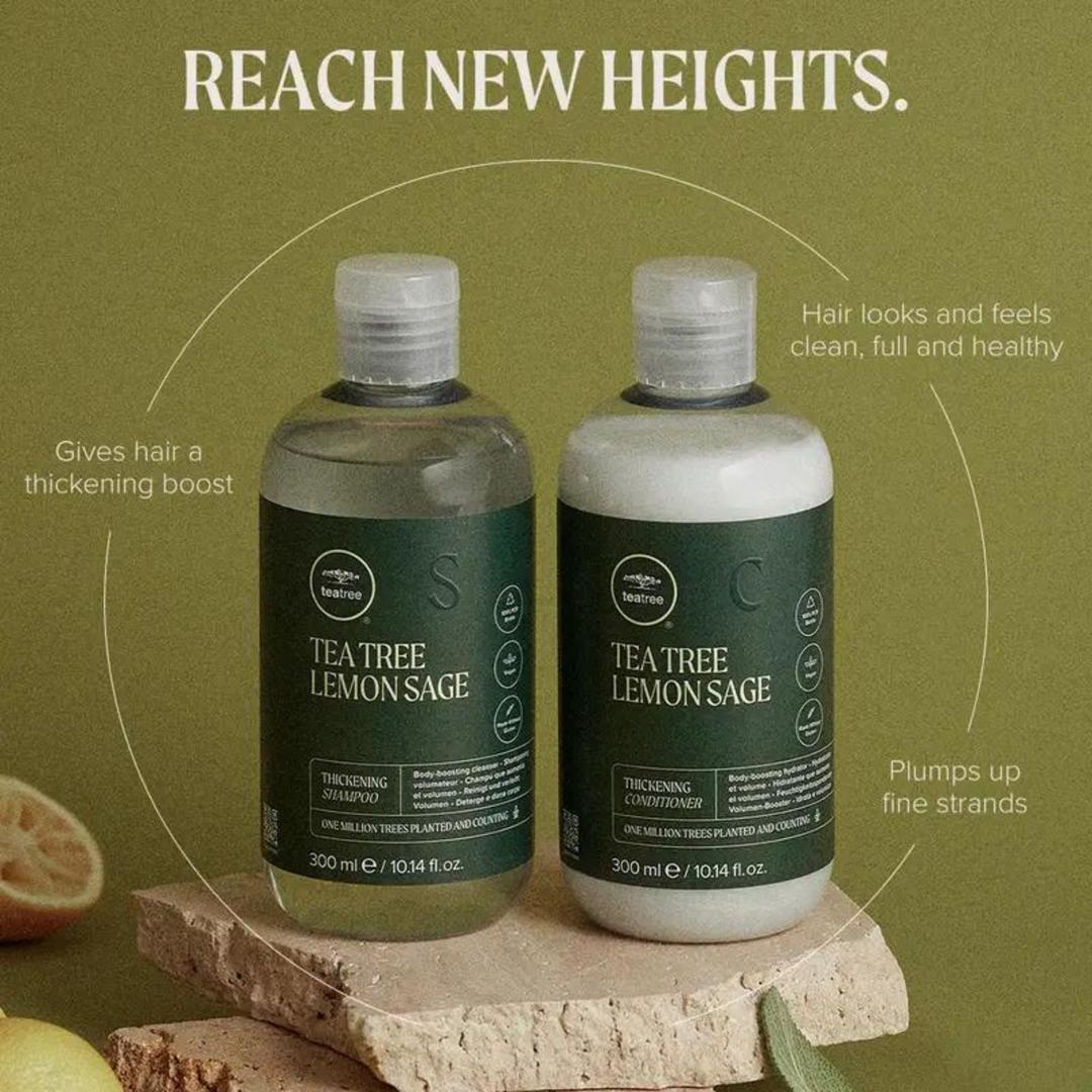 Paul Mitchell Tea Tree Lemon Sage Thickening Shampoo für mehr Volumen, 10.1 oz