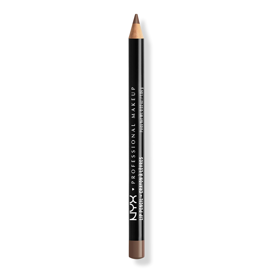NYX Professional Makeup Slim Lip Pencil Cremiger Langanhaltender Lippenkonturenstift, Espresso, 0.04 oz