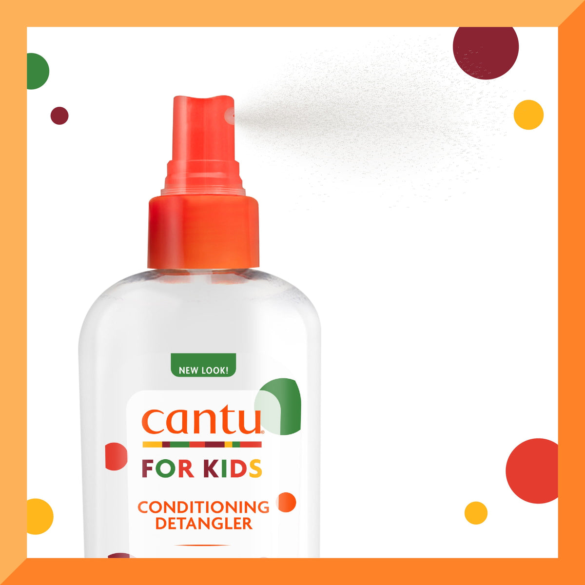 Cantu Kids Conditioning Detangling Spray with Shea Butter, Coconut Oil & Honey, 6 fl oz