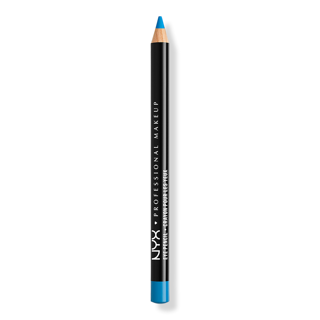 NYX Professional Makeup Slim Eye Pencil Langanhaltender Eyeliner, Electric Blue, 0.04 oz
