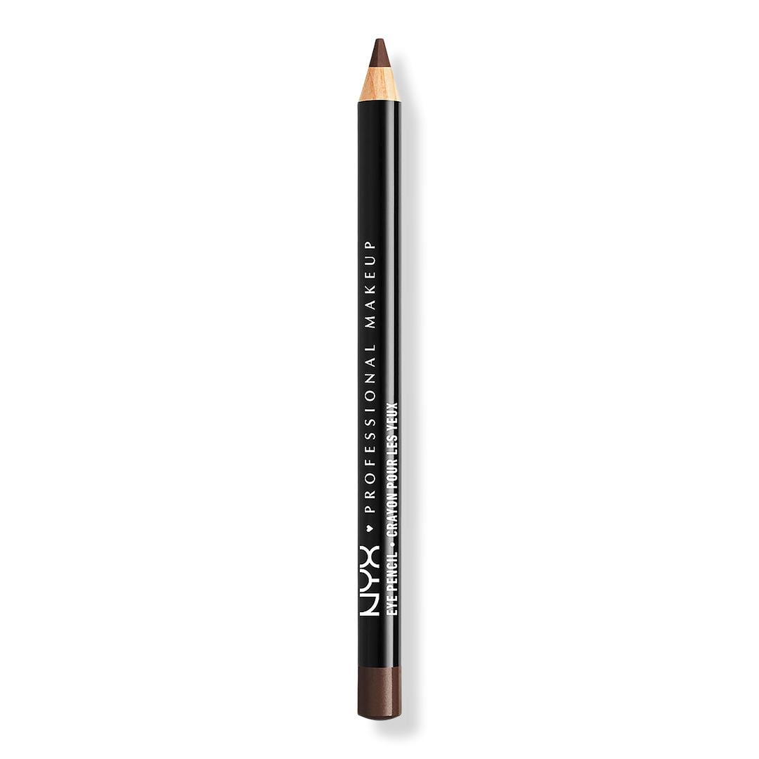 NYX Professional Makeup Slim Eye Pencil Langanhaltender Eyeliner, Black Brown, 0.04 oz