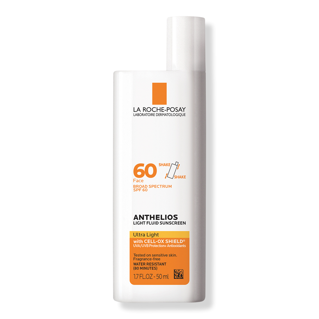 La Roche-Posay Anthelios Light Fluid Sonnencreme fürs Gesicht, SPF 60, 1.7 oz