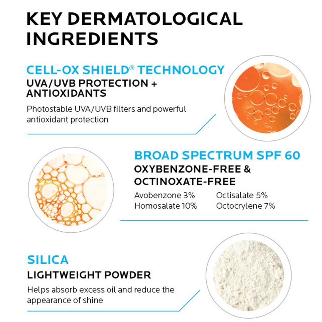 La Roche-Posay Anthelios Light Fluid Sonnencreme fürs Gesicht, SPF 60, 1.7 oz