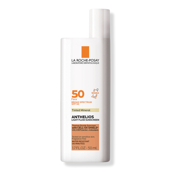La Roche-Posay Anthelios Mineral Tinted Ultra Light Sunscreen Fluid, SPF 50, 1.7 oz