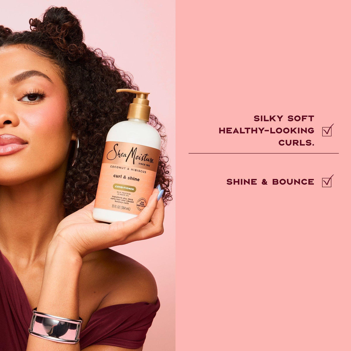 Curl & Shine Coconut & Hibiscus Conditioner