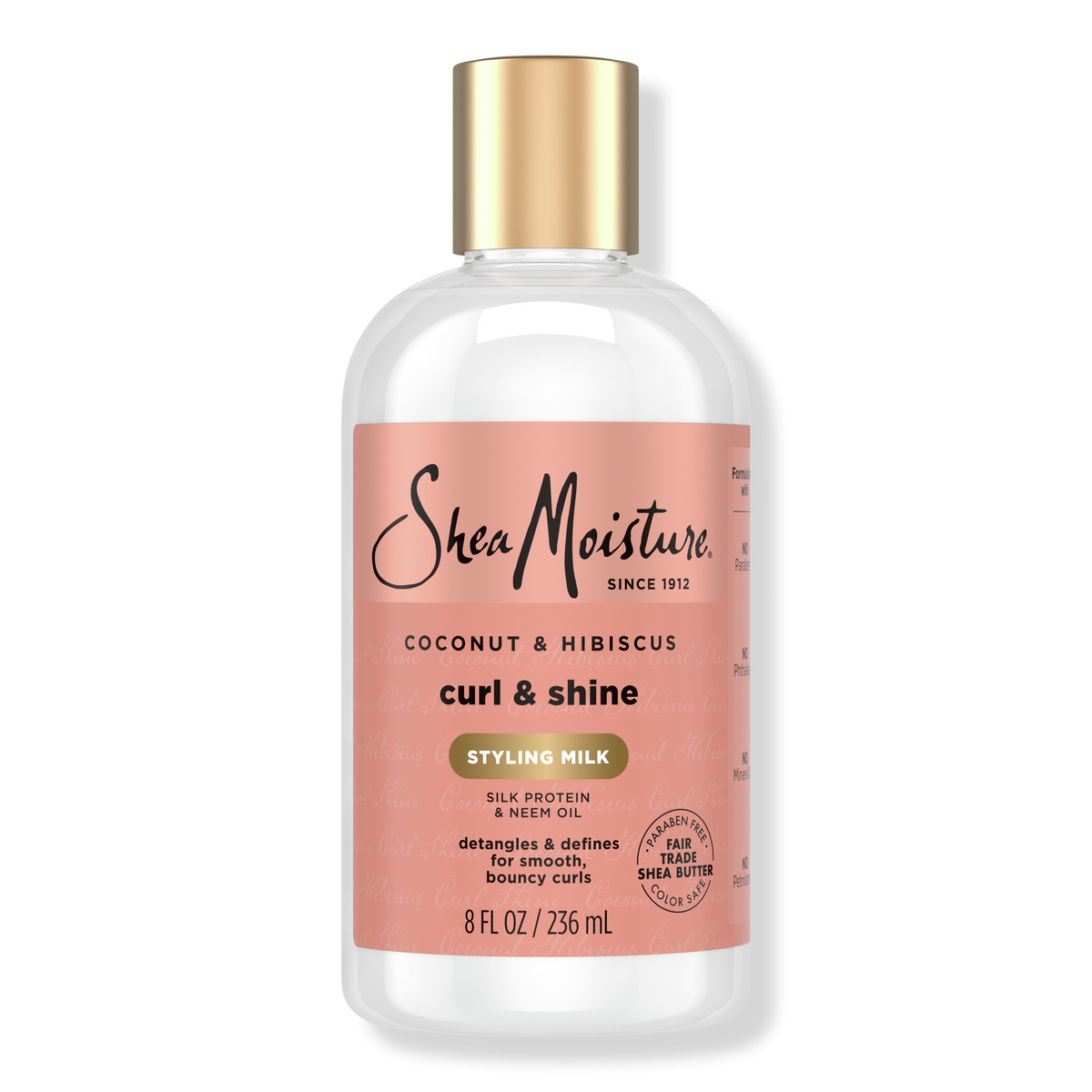 Coconut & Hibiscus with Silk Protein & Neem Oil Curl & Style Milk