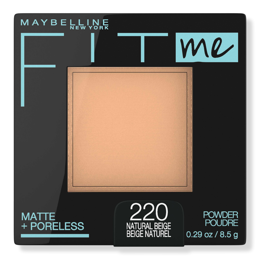 Maybelline Fit Me Matte + Poreless Powder, Natural Beige, 0.29 oz