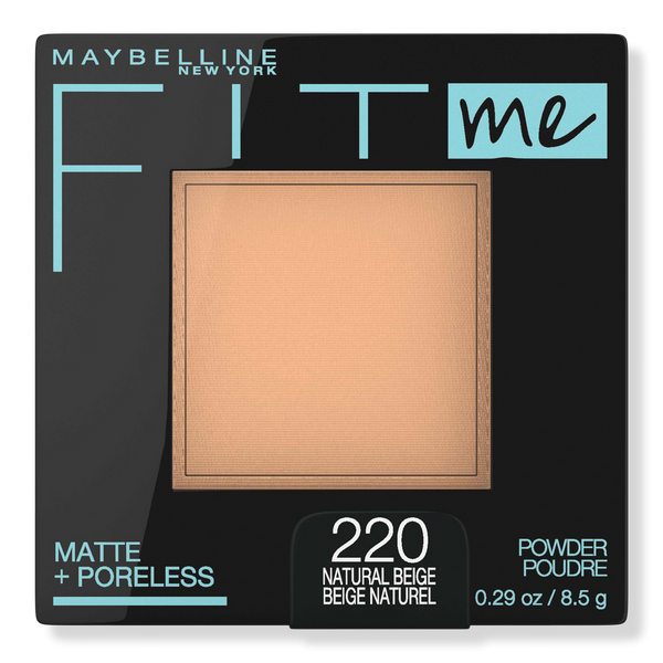 Maybelline Fit Me Matte + Poreless Powder, Natural Beige, 0.29 oz