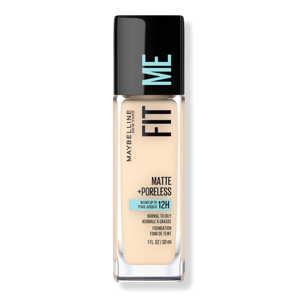 Maybelline Fit Me Matte + Poreless Flüssige Foundation, Porcelain 110, 1 oz
