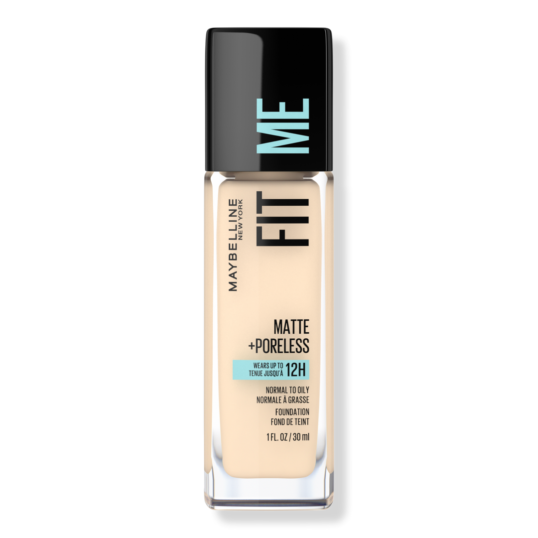 Maybelline Fit Me Matte + Poreless Flüssige Foundation, Porcelain 110, 1 oz