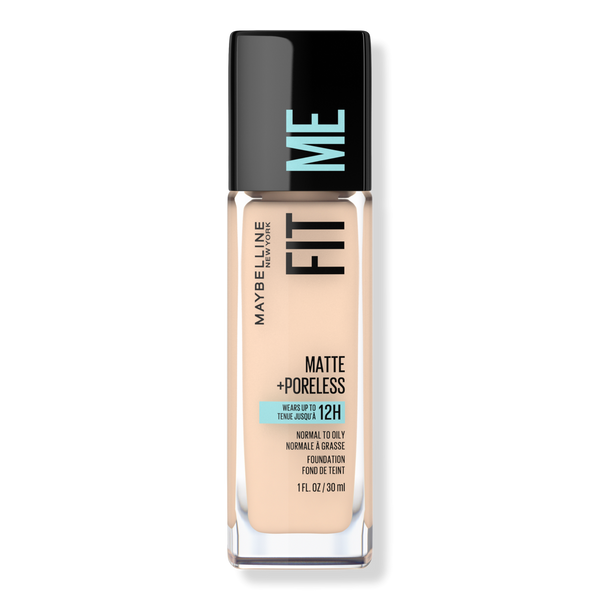 Maybelline Fit Me Matte + Poreless Liquid Foundation, Natural Ivory 112, 1 oz